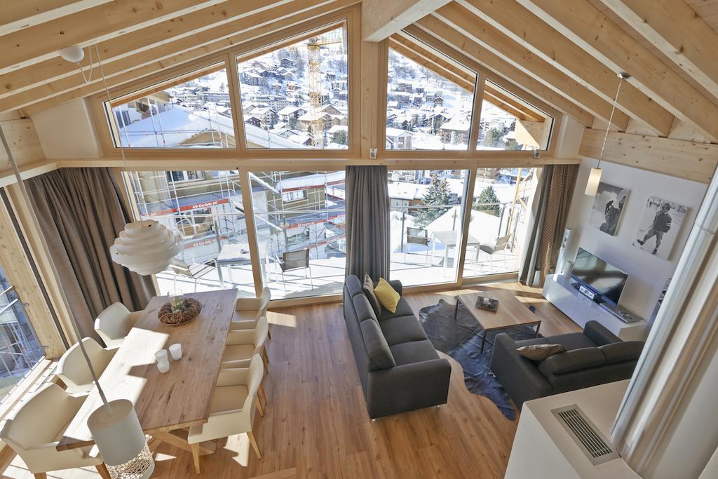 Hoernligrat Apartments Zermatt Oda fotoğraf